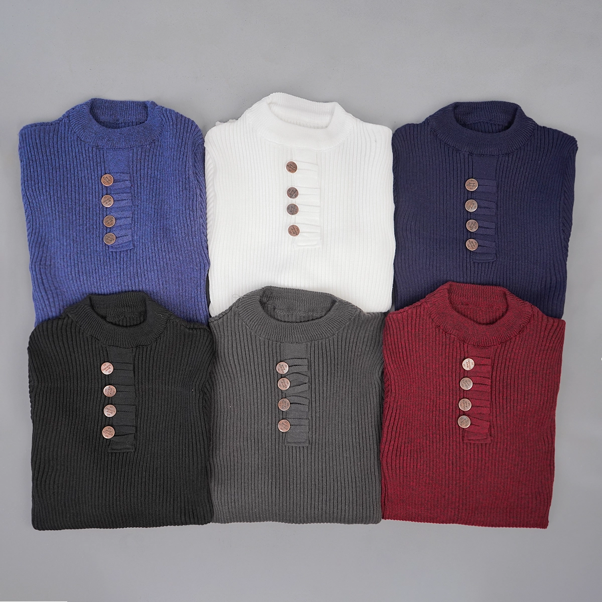 بافت مردانه مشکی مدل دکمه ای