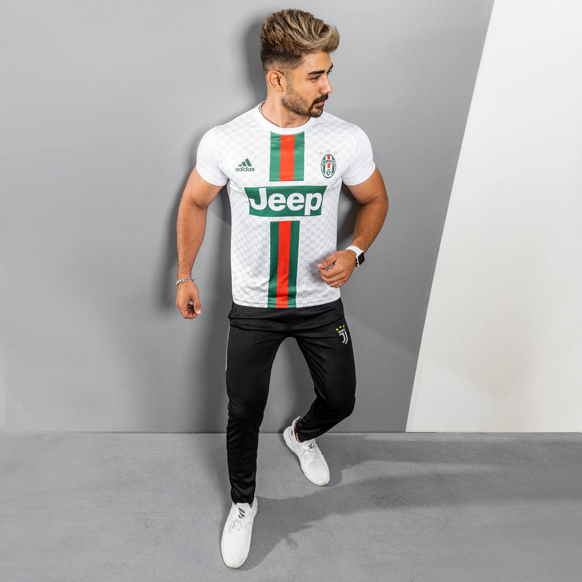 ست تیشرت شلوار یوونتوس مردانه مدل Yani