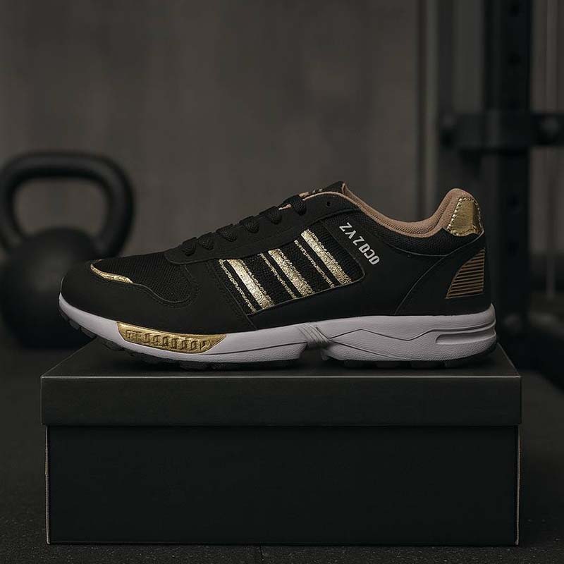 کفش ورزشی مردانه مشکی عسلی مدل ZX7000