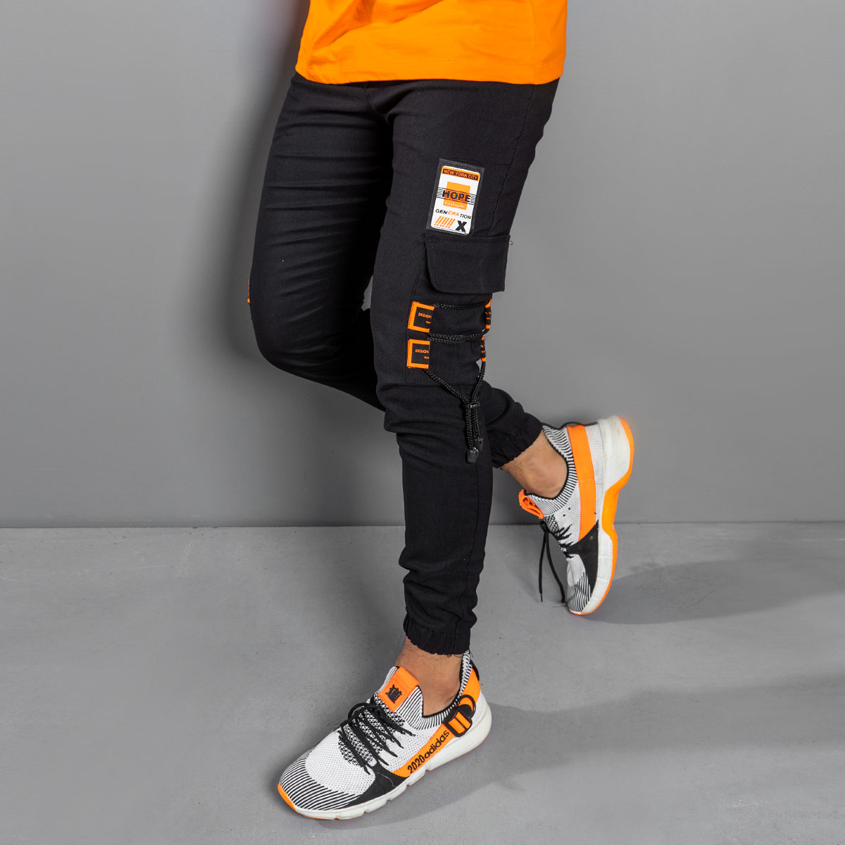 شلوار اسلش مردانه مشکی مدل Perada