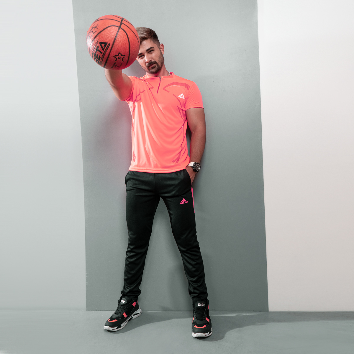 ست تیشرت شلوارAdidas مردانه مدل Manian