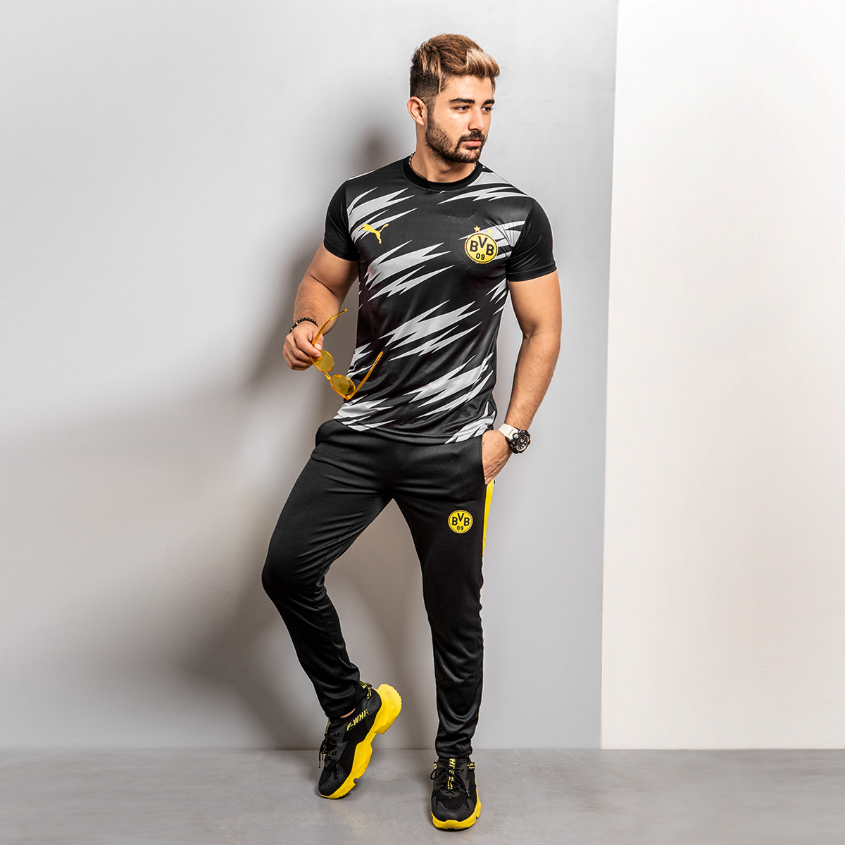 ست تیشرت شلوار مردانه دورتموندمدل K24