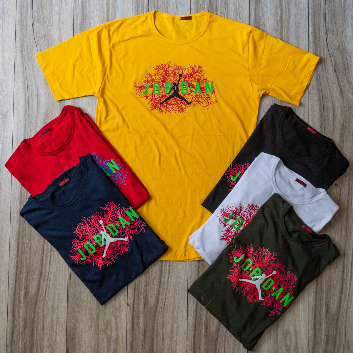 تیشرت Jordan مردانه سبز مدل SAMSEN