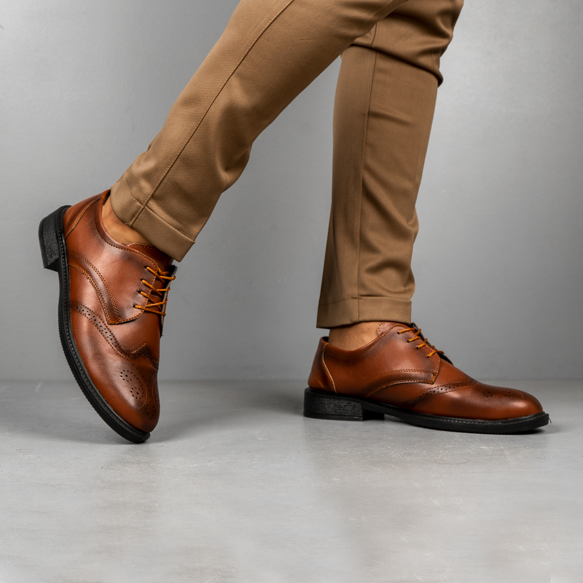 کفش رسمی مردانه قهوه ای مدل Ecco