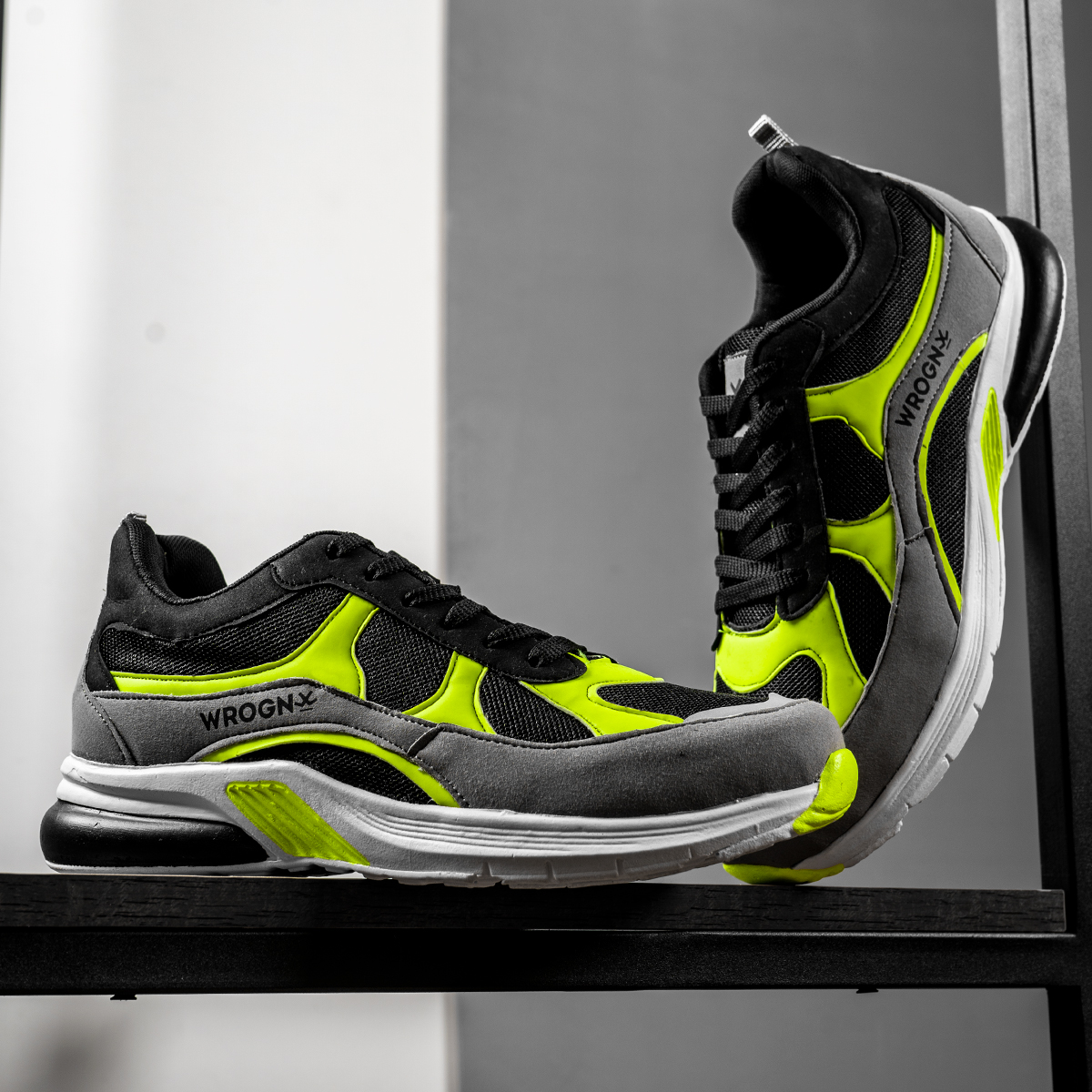 کفش ورزشی Wrognمردانه مشکی سبز مدل Maloni