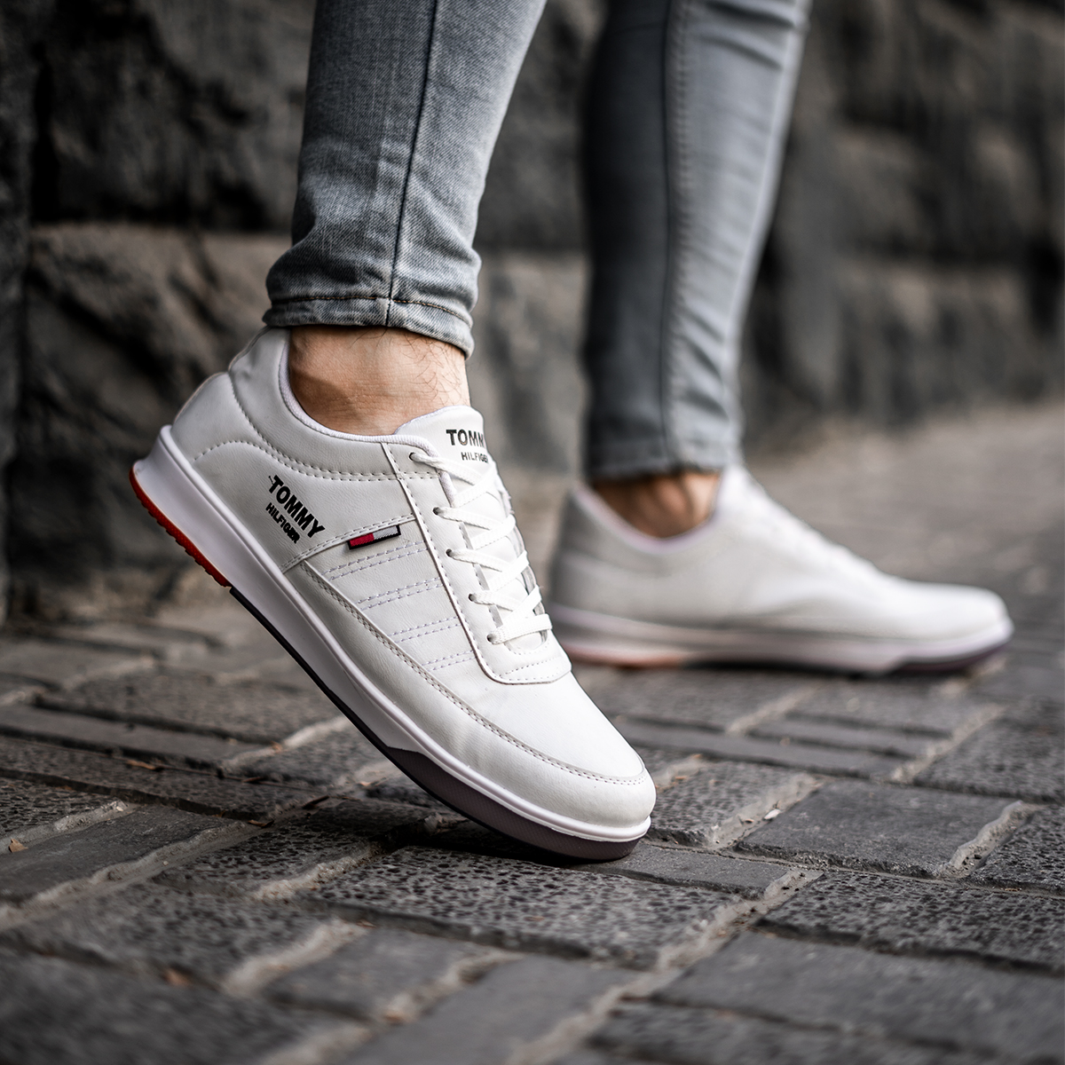 کفش Tommy مردانه سفید مدلOpal