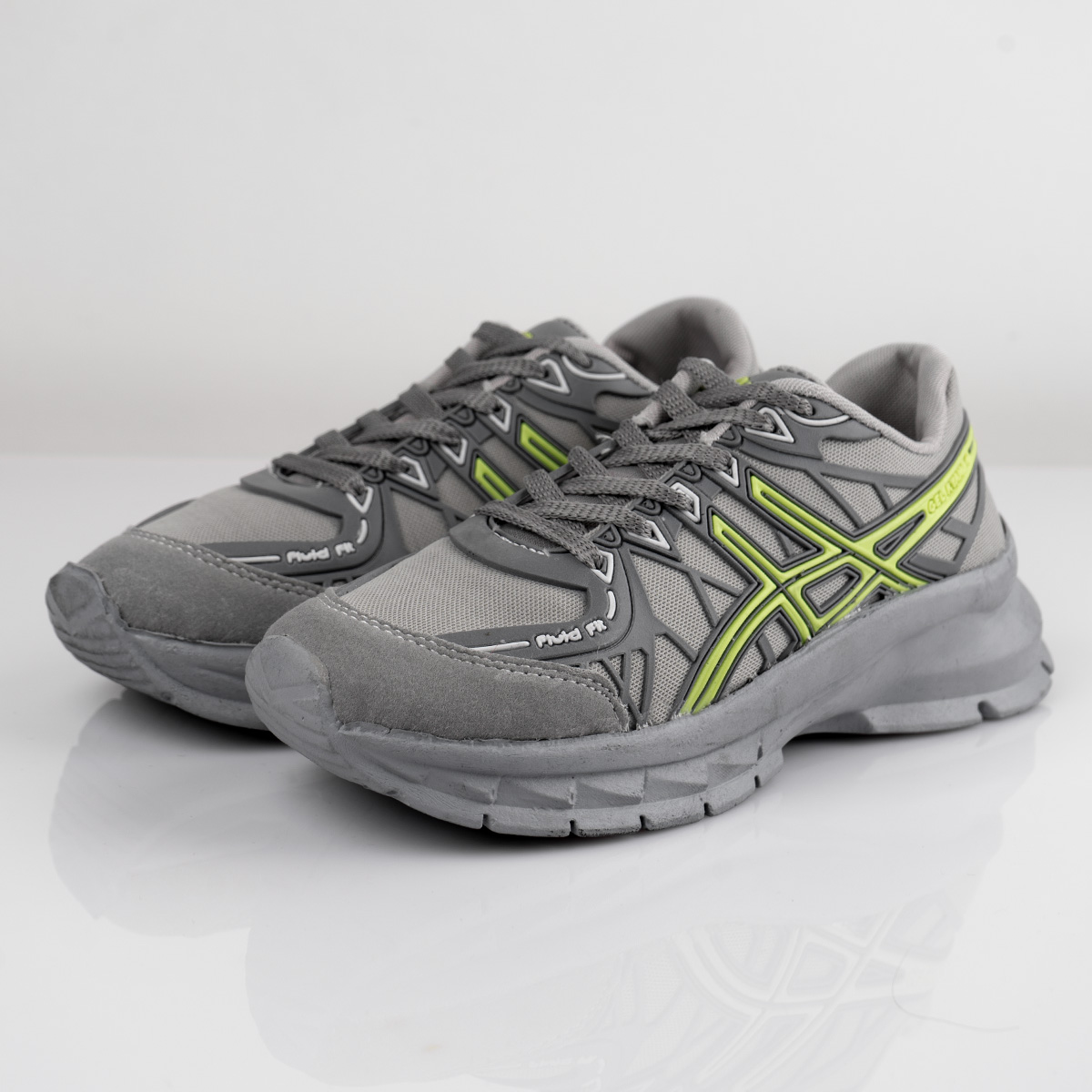 کفش ورزشی Asics زنانه طوسی سبز مدل Tina