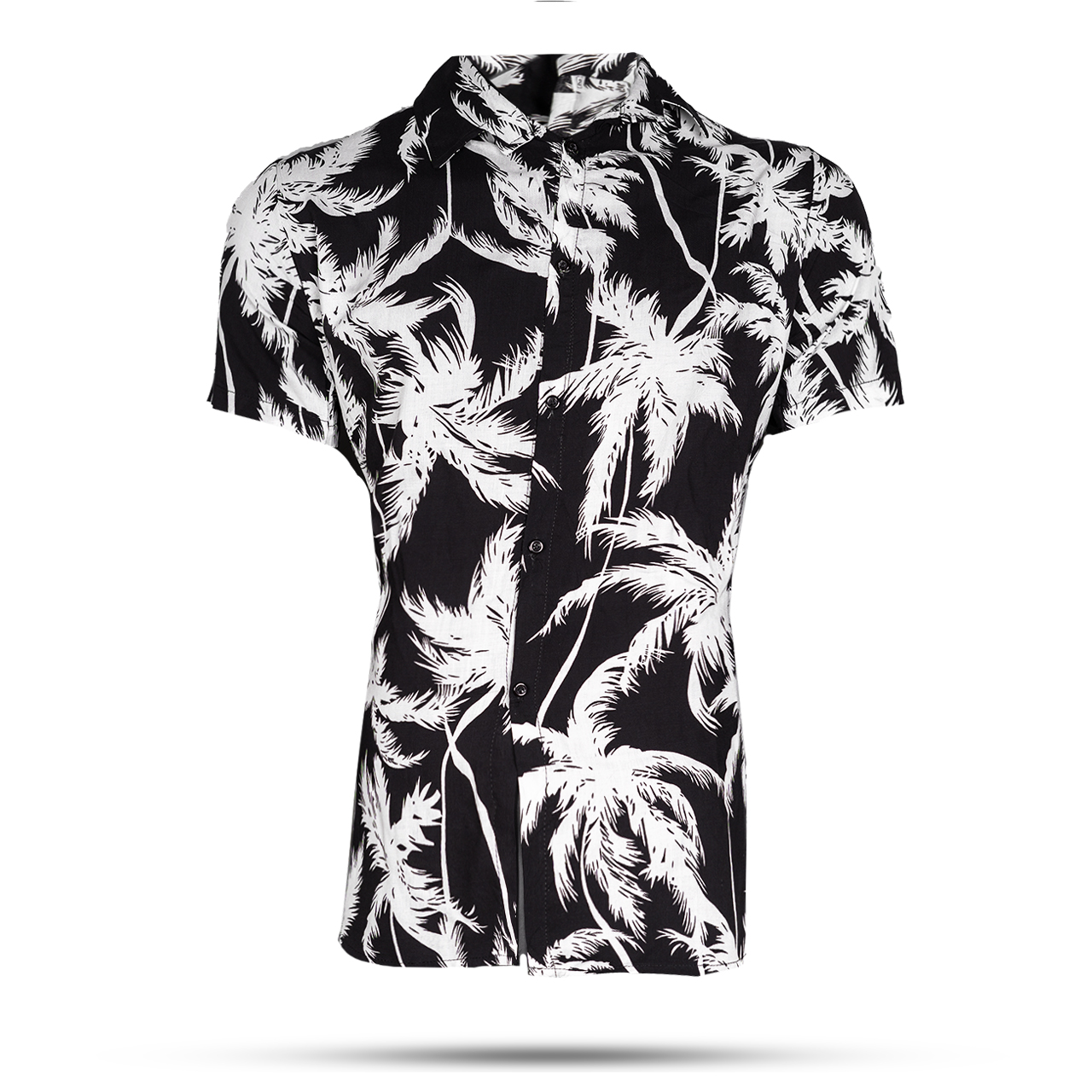 پیراهن هاوایی مردانه طرح نخل مدل TB50