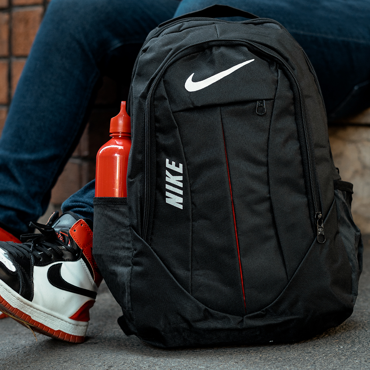 کوله پشتی مشکی Nike مدل Saron