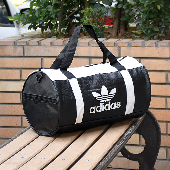 ساک ورزشی آدیداس مشکی سفید مدل Soren