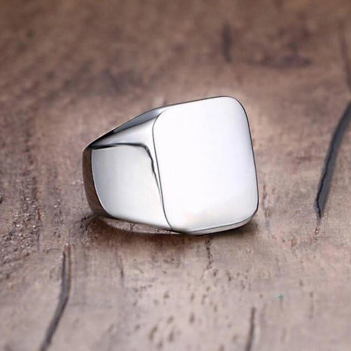 انگشتر مردانه نقره ای مدل Mont Blanc