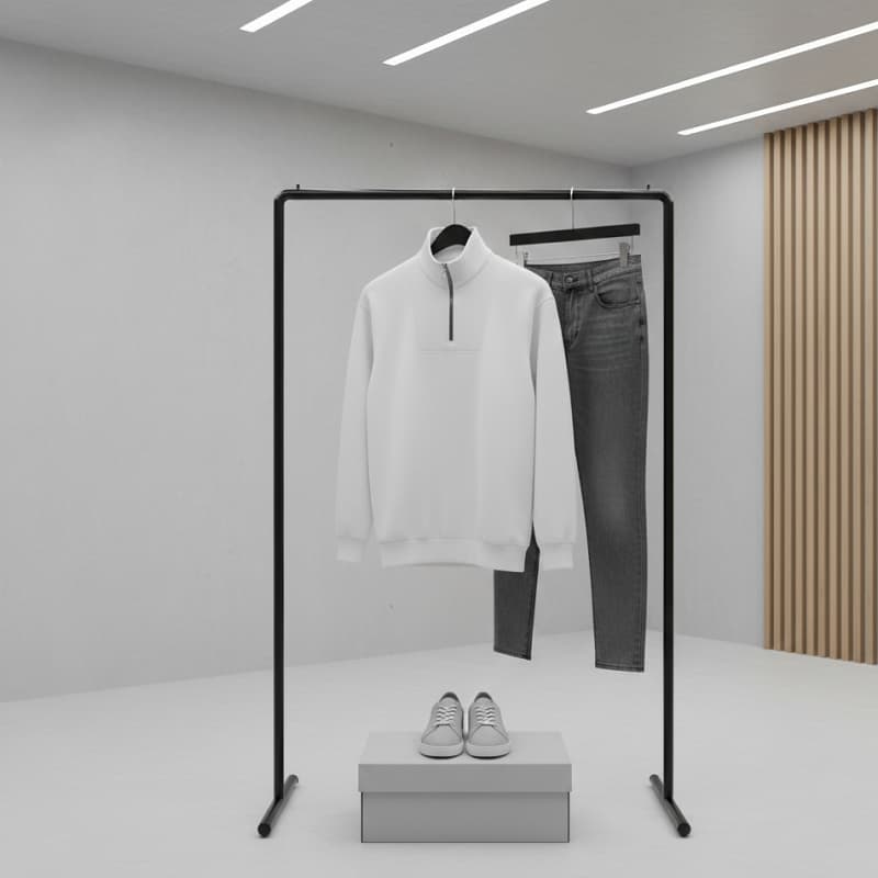 دورس مردانه نیم زیپ مدل Behbod-سفید